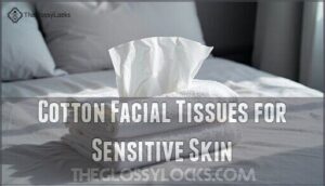 cotton facial tissues for sensitive skin