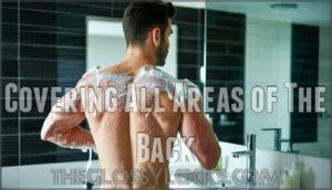 covering all areas of the back