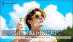 covering all exposed areas