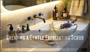 creating a gentle exfoliating scrub