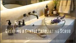 creating a gentle exfoliating scrub