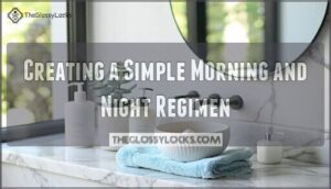 creating a simple morning and night regimen
