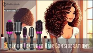 curly or textured hair considerations