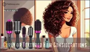curly or textured hair considerations