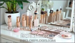 customizing makeup routine for combination skin