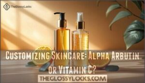 customizing skincare: alpha arbutin or vitamin c