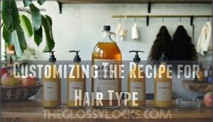 customizing the recipe for hair type
