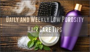 daily and weekly low porosity hair care tips