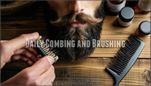 daily combing and brushing