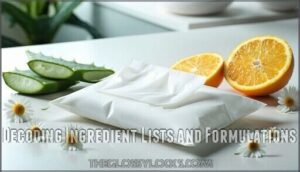 decoding ingredient lists and formulations