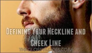 defining your neckline and cheek line