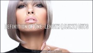 definition of one-length (blunt) cuts