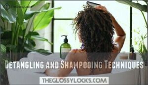 detangling and shampooing techniques