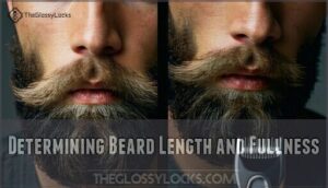 determining beard length and fullness