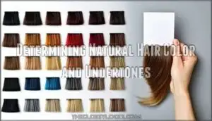 determining natural hair color and undertones