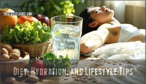 diet, hydration, and lifestyle tips
