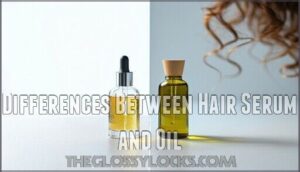differences between hair serum and oil