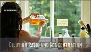 dilution ratio and concentration dilution ratio and concentration