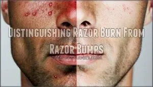 distinguishing razor burn from razor bumps distinguishing razor burn from razor bumps