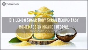 diy lemon sugar body scrub recipe