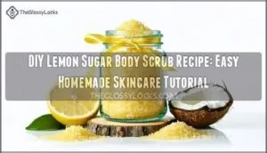 diy lemon sugar body scrub recipe