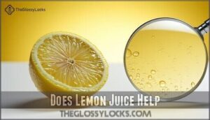 does lemon juice help