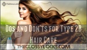 dos and don'ts for type 2b hair care