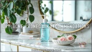 dry, acne-prone skin recommendations