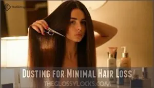 dusting for minimal hair loss dusting for minimal hair loss
