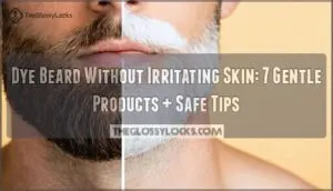 dye beard without irritating skin