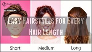 easy hairstyles for every hair length