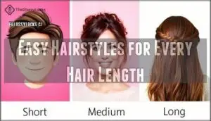 easy hairstyles for every hair length