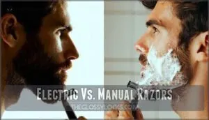 electric vs. manual razors