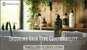 ensuring hair type compatibility