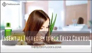 essential ingredients for frizz control