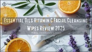 essential oils vitamin c facial cleansing wipes review