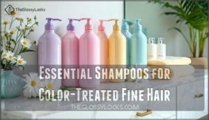 essential shampoos for color-treated fine hair