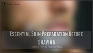 essential skin preparation before shaving