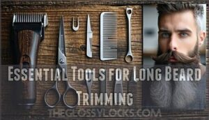 essential tools for long beard trimming