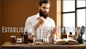 establishing a daily beard care routine