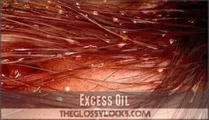 excess oil