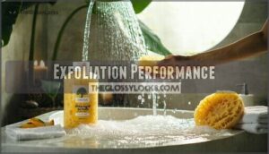 exfoliation performance