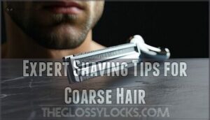 expert shaving tips for coarse hair