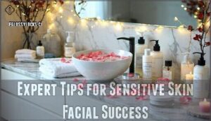 expert tips for sensitive skin facial success