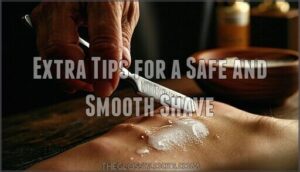 extra tips for a safe and smooth shave