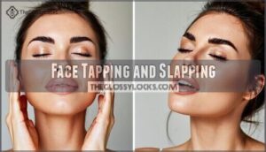 face tapping and slapping