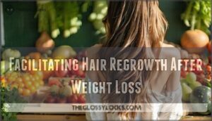 facilitating hair regrowth after weight loss