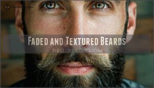faded and textured beards