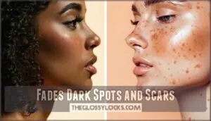 fades dark spots and scars