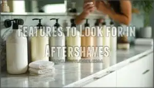 features to look for in aftershaves